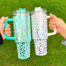 Load image into Gallery viewer, Holographic Leopard Handy Tumbler
