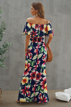 Load image into Gallery viewer, Floral Layered Off-Shoulder Maxi Dress
