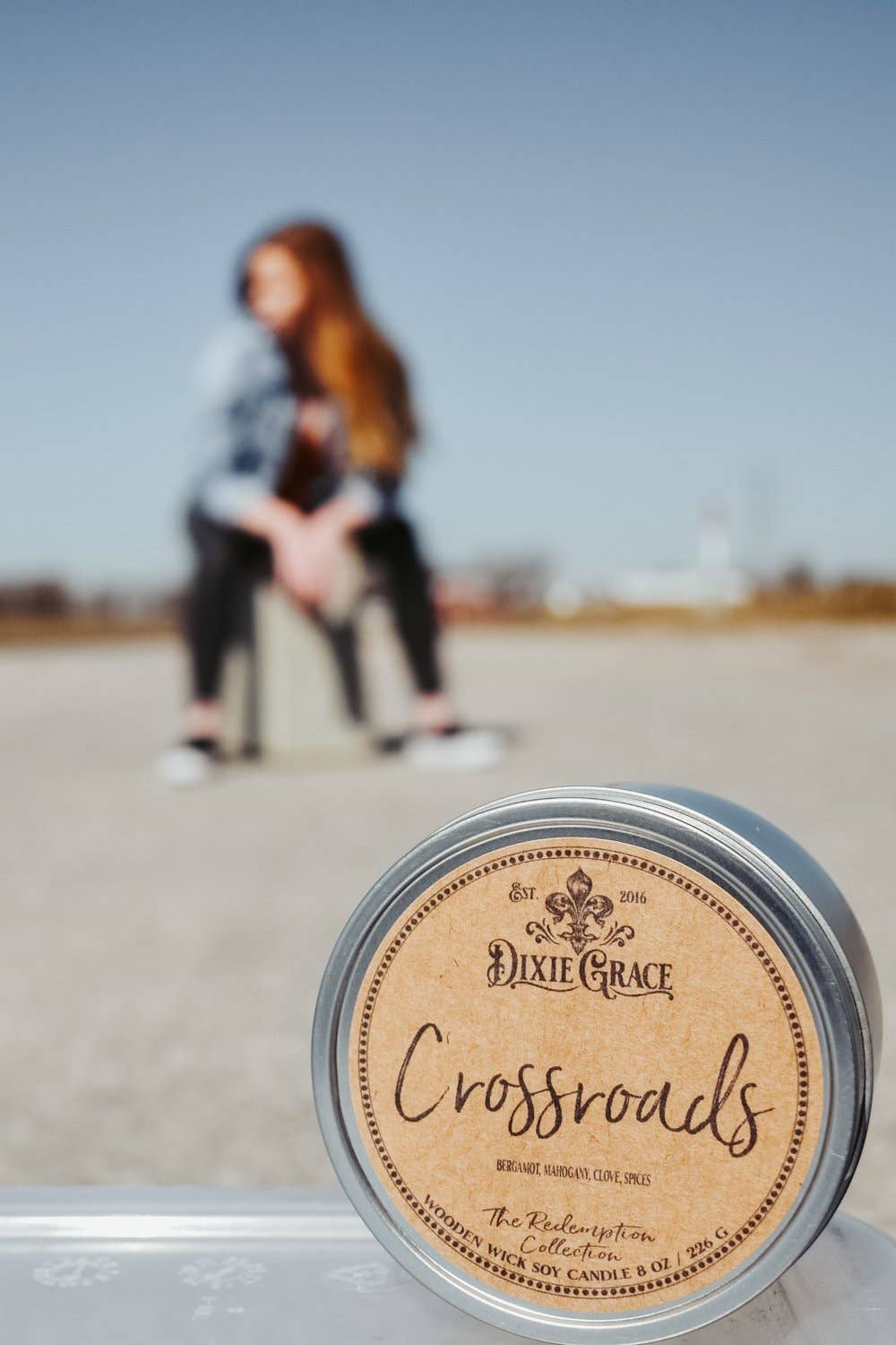 Crossroads - Wooden Wick Candle