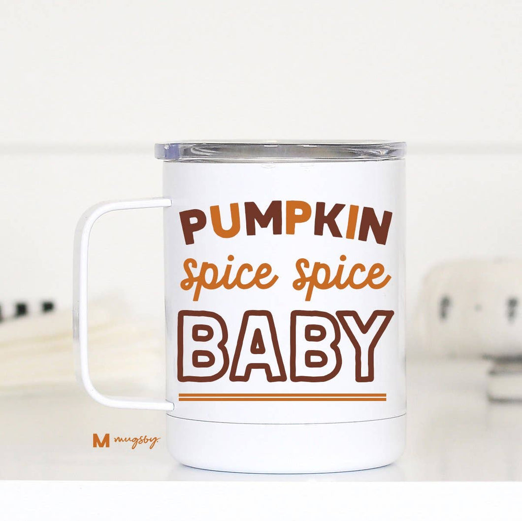 Pumpkin Spice Spice Baby Fall Travel Cup With Handle