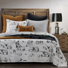 Load image into Gallery viewer, Ranch Life Western Toile Quilt Set
